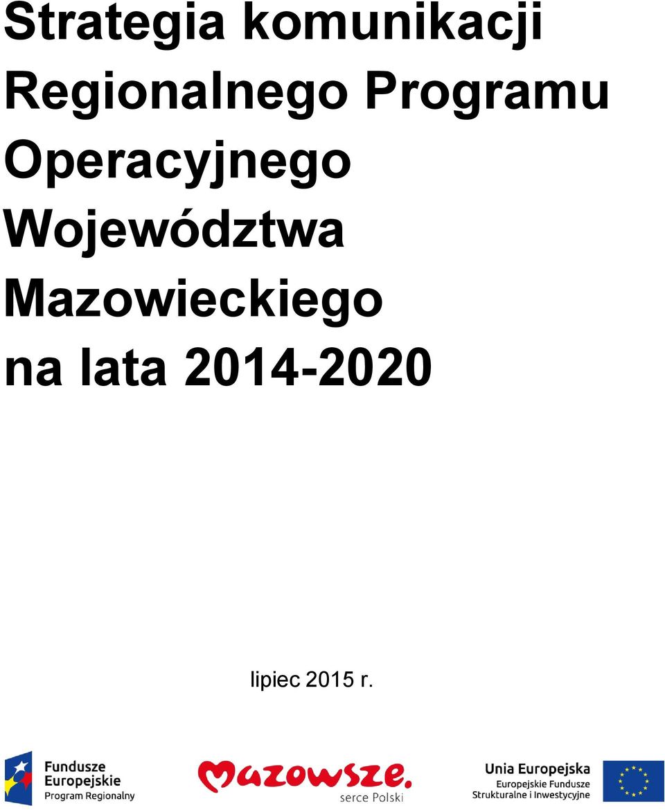 Operacyjnego Województwa