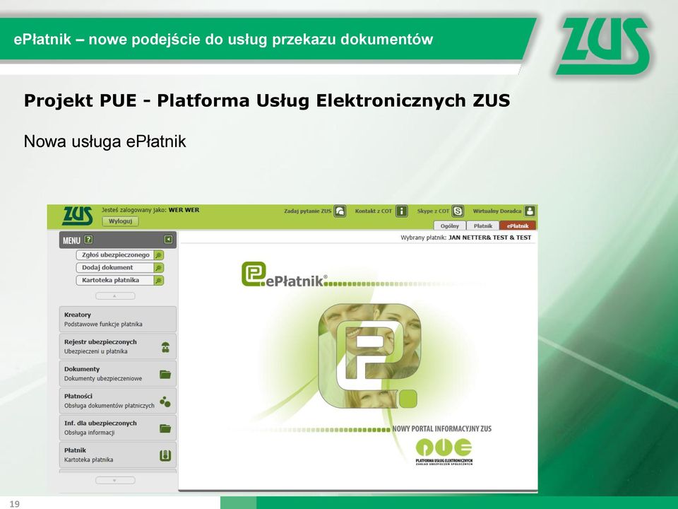Projekt PUE - Platforma Usług