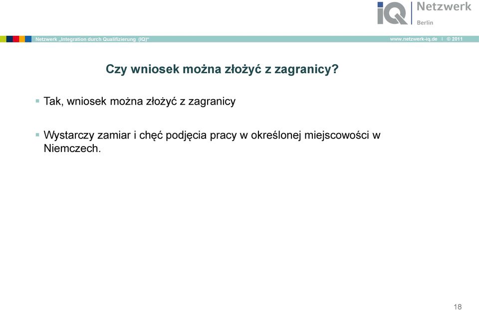 Wystarczy zamiar i chęć podjęcia pracy