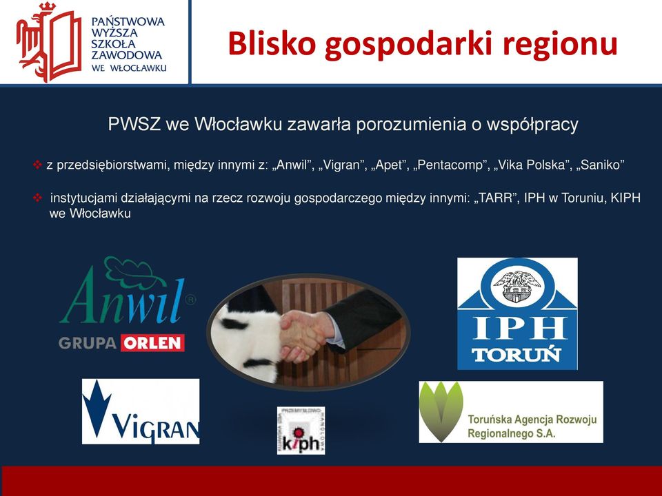 Pentacomp, Vika Polska, Saniko instytucjami działającymi na rzecz