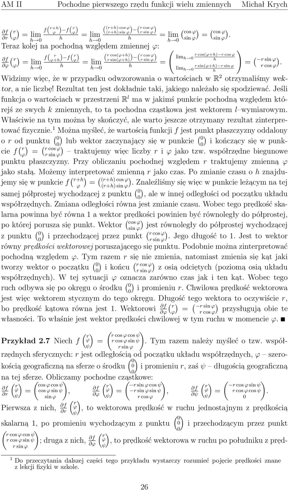 otrzymaliśmy wektor, a nie liczbe!