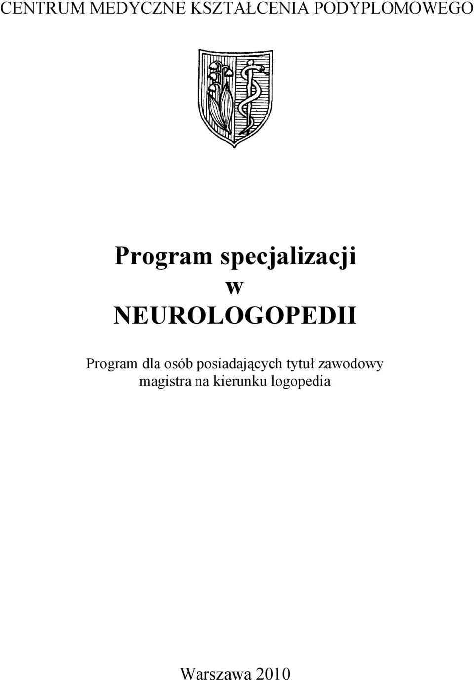 Program dla osób posiadających tytuł