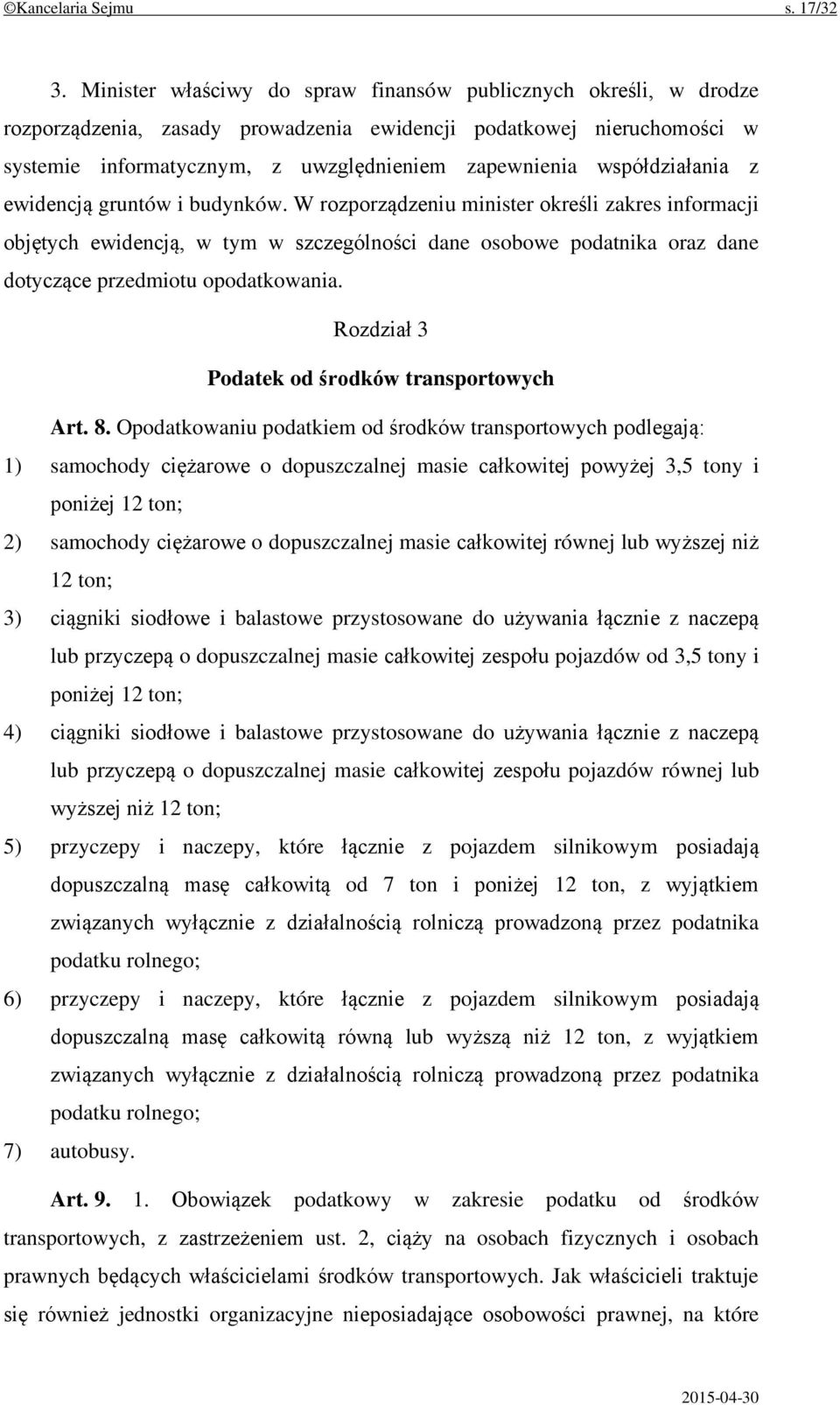 współdziałania z ewidencją gruntów i budynków.