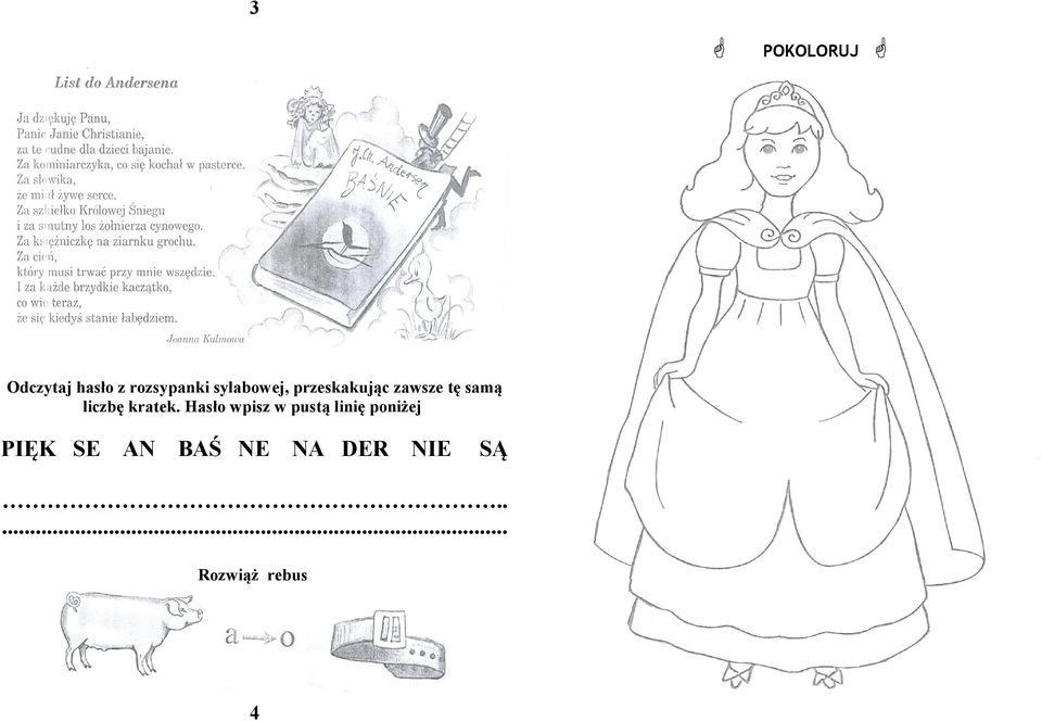 Hasło wpisz w pustą linię poniżej PIĘK SE