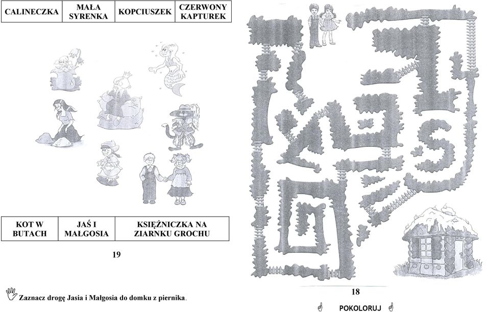 KSIĘŻNICZKA NA ZIARNKU GROCHU 19 Zaznacz