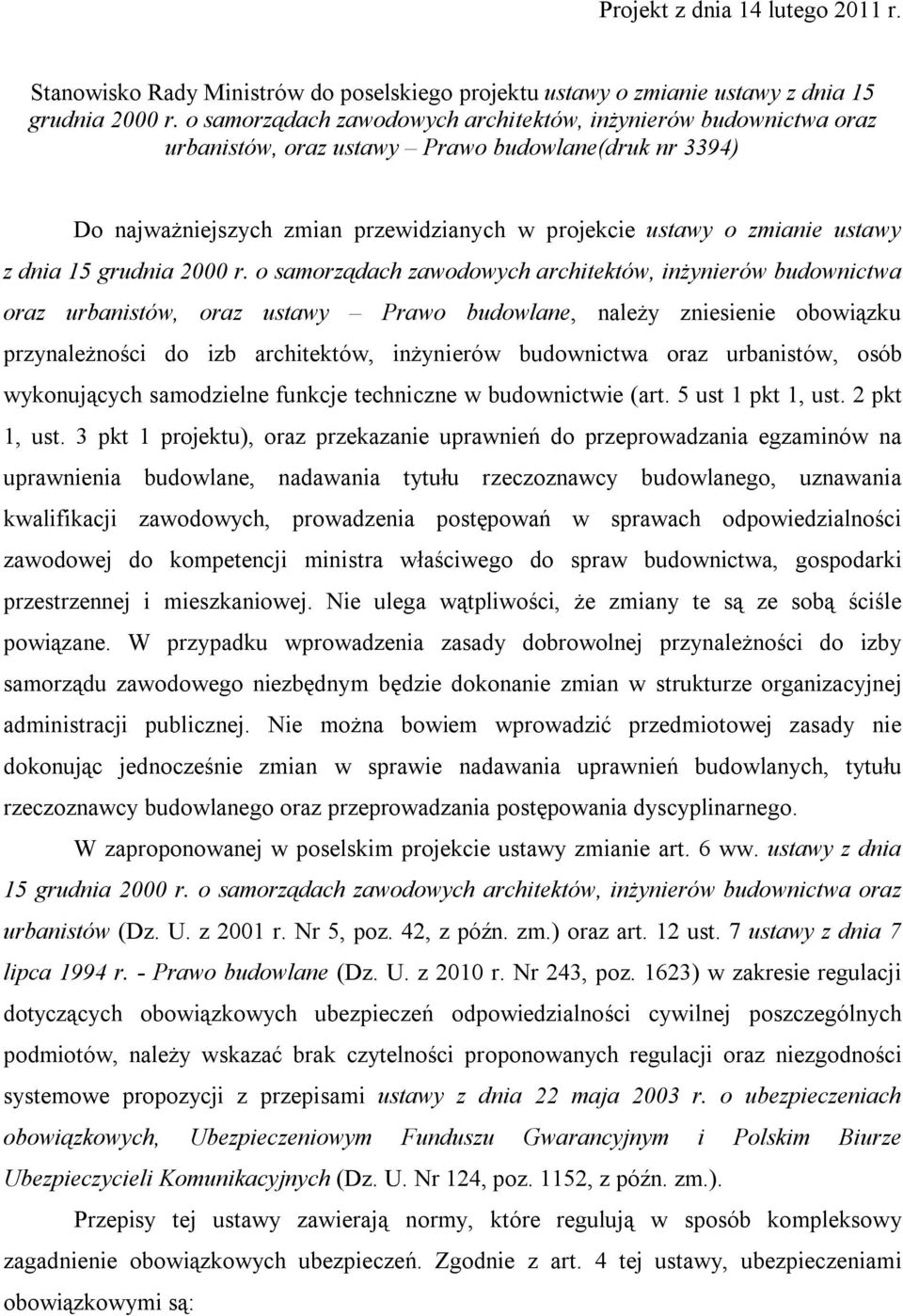 dnia 15 grudnia 2000 r.