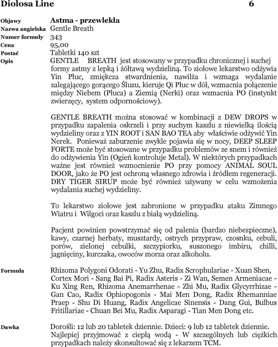 oraz wzmacnia PO (instynkt zwierzęcy, system odpornościowy).