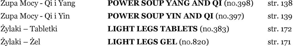 138 Zupa Mocy - Qi i Yin POWER SOUP YIN AND QI (no.