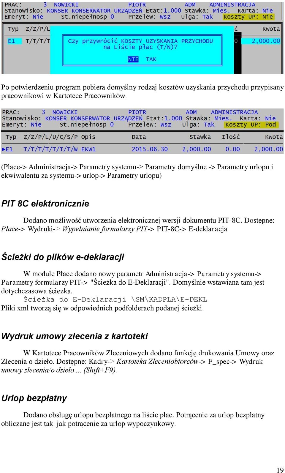 elektronicznej wersji dokumentu PIT-8C.