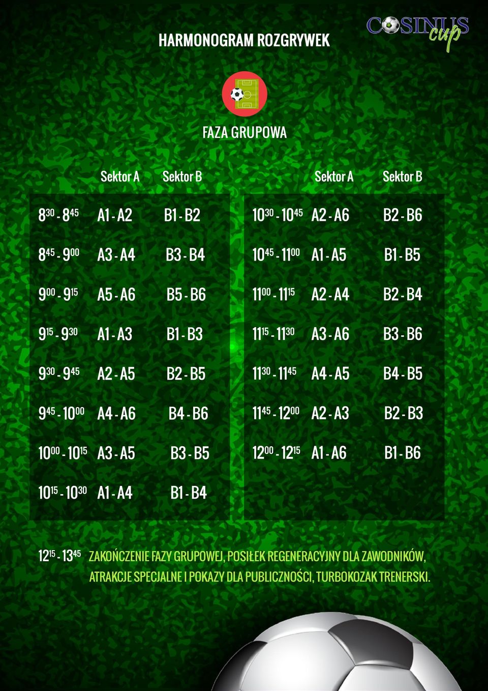 A5 B4 - B5 945-1000 A4 - A6 B4 - B6 1145-1200 A2 - A3 B2 - B3 1000-1015 A3 - A5 B3 - B5 1200-1215 A1 - A6 B1 - B6 1015-1030 A1 - A4 B1 -