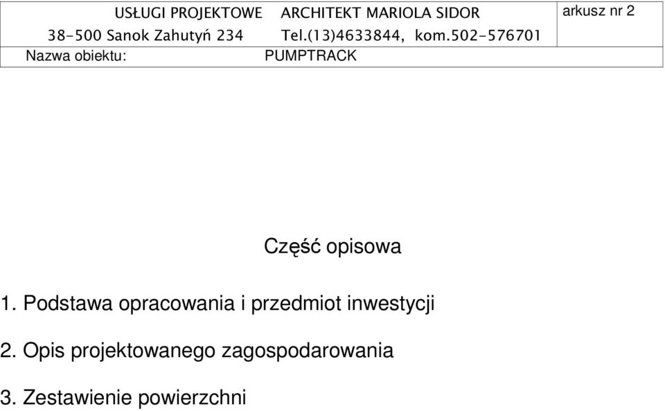 inwestycji 2.
