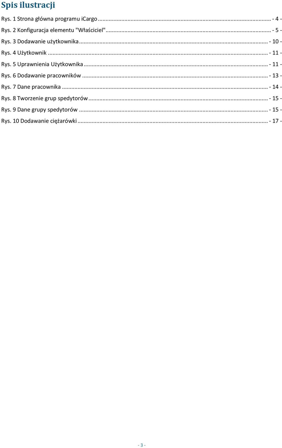5 Uprawnienia Użytkownika... - 11 - Rys. 6 Dodawanie pracowników... - 13 - Rys. 7 Dane pracownika.