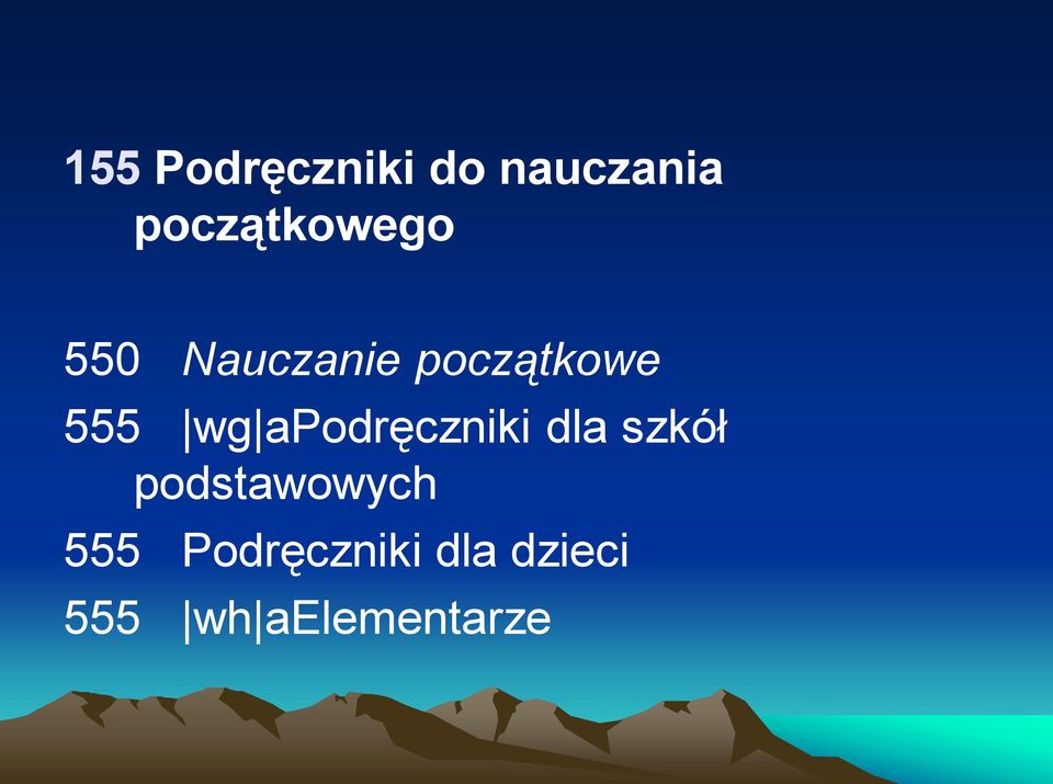 555 wg apodręczniki dla szkół