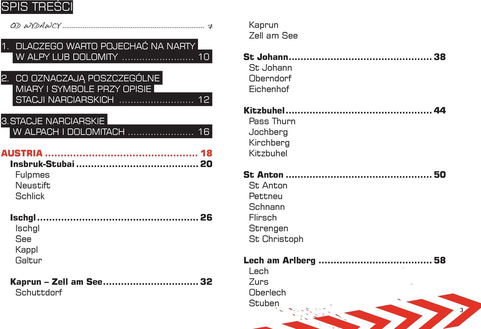 .. 18 Insbruk-Stubai...20 Fulpmes Neustift Schlick Ischgl...26 Ischgl See Kappl Galtur Kaprun Zell am See.