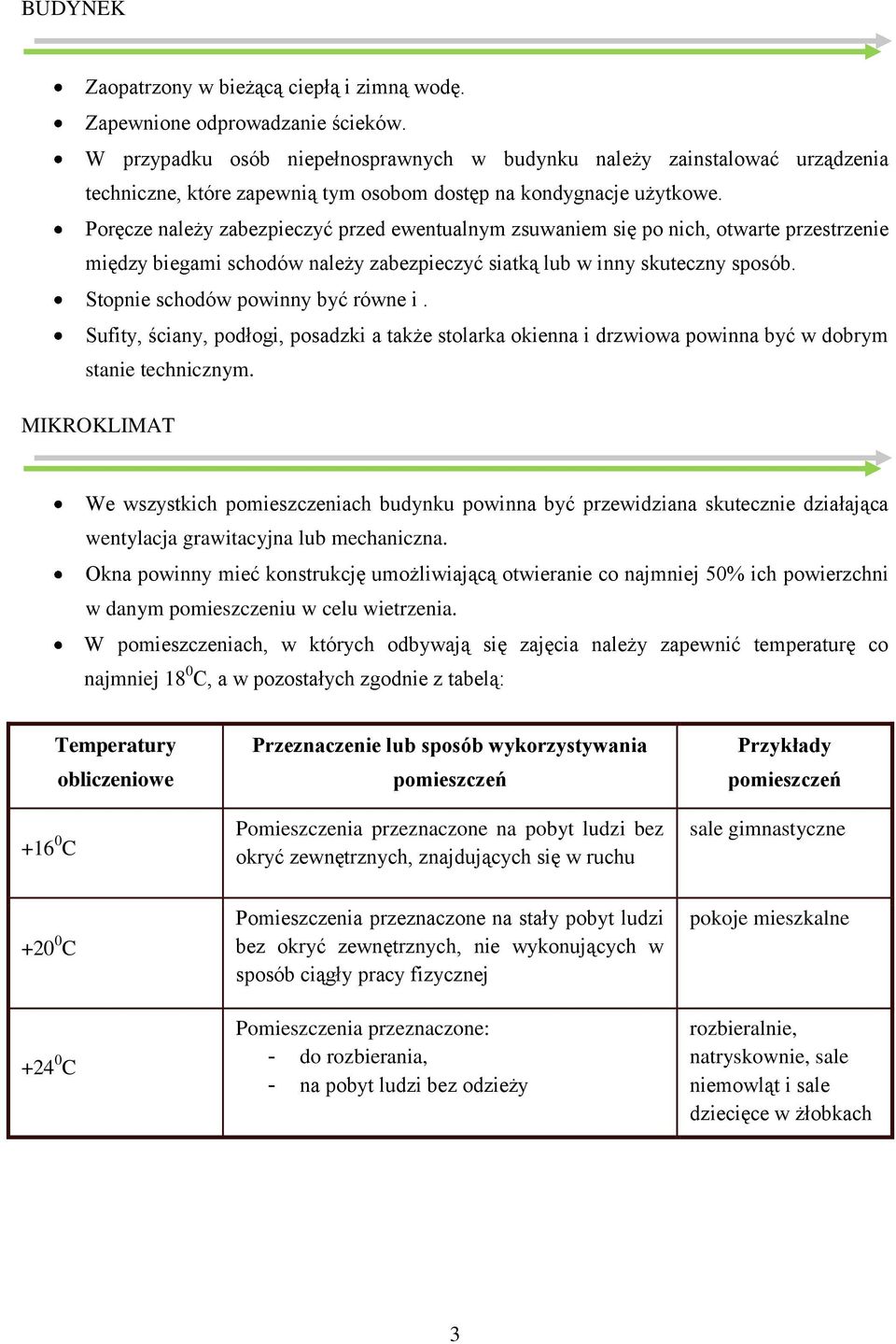 Poręcze należy zabezpieczyć przed ewentualnym zsuwaniem się po nich, otwarte przestrzenie między biegami schodów należy zabezpieczyć siatką lub w inny skuteczny sposób.