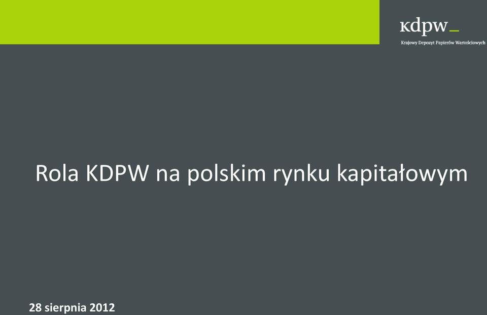 kapitałowym