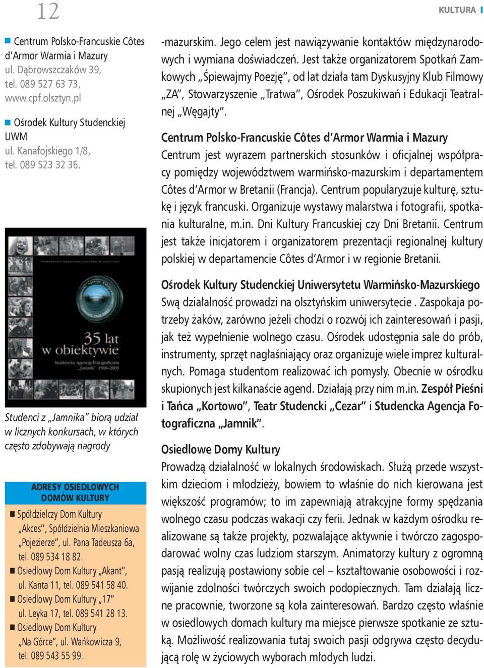 Spotyka się z francuskim studentem z wymiany