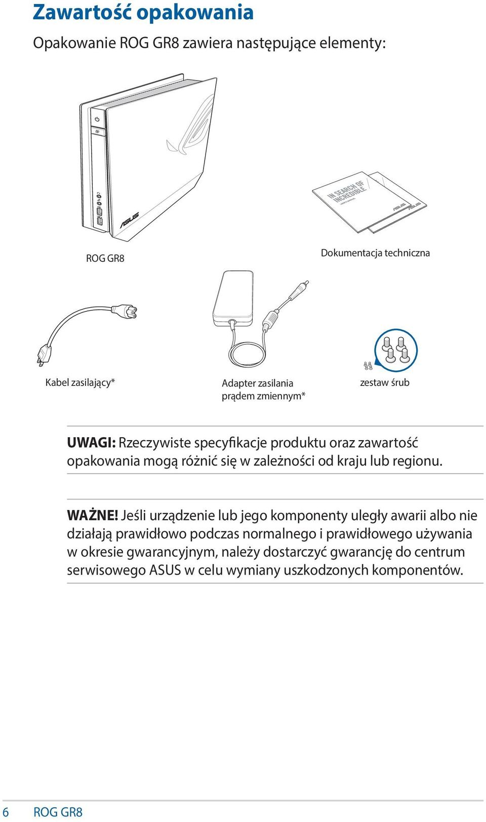 od kraju lub regionu. WAŻNE!