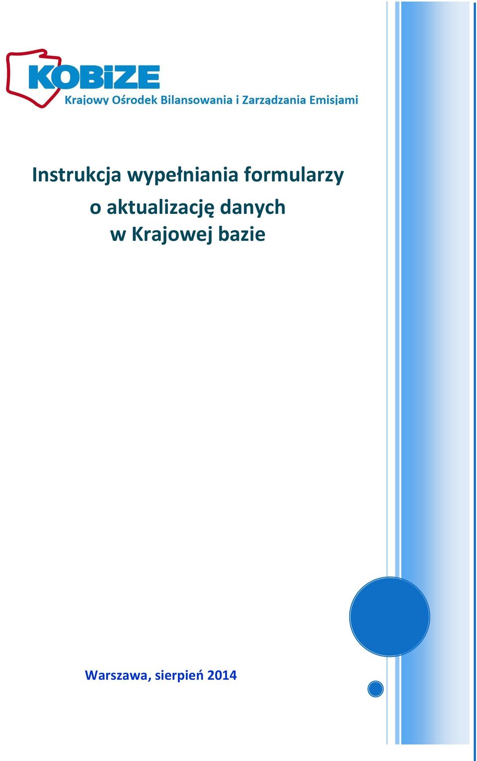 aktualizację danych w