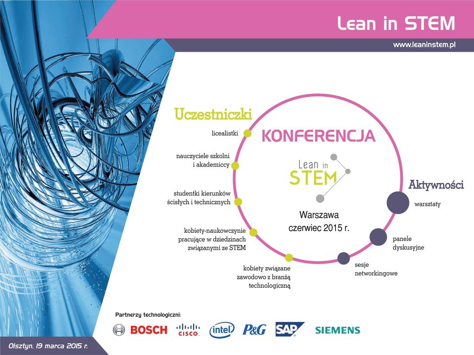 technicznych kobiety-naukowczynie pracujące w dziedzinach związanymi ze STEM KONFERENCJA Lean