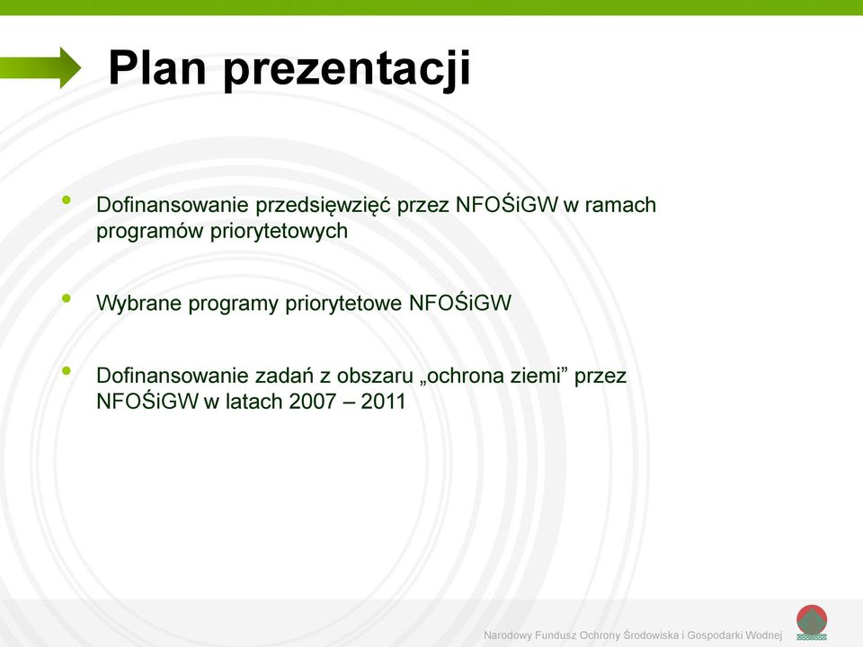 programy priorytetowe NFOŚiGW Dofinansowanie zadań z