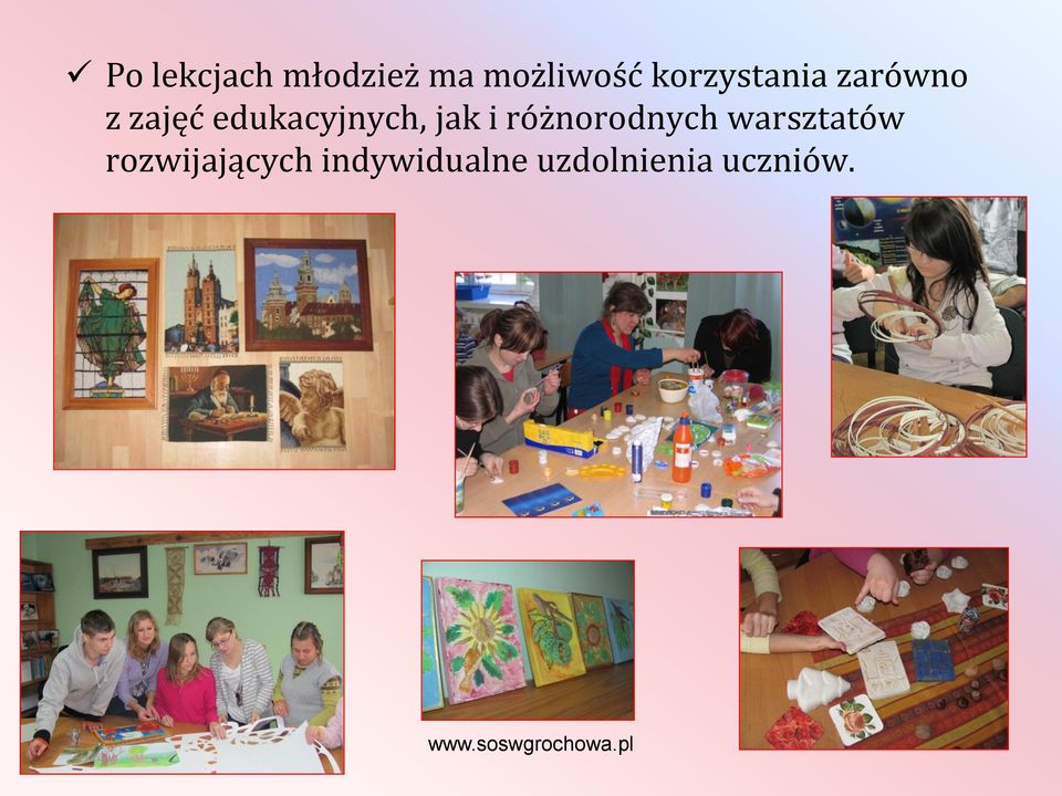 edukacyjnych, jak i różnorodnych