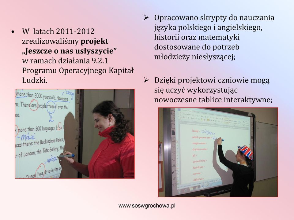 Opracowano skrypty do nauczania języka polskiego i angielskiego, historii oraz