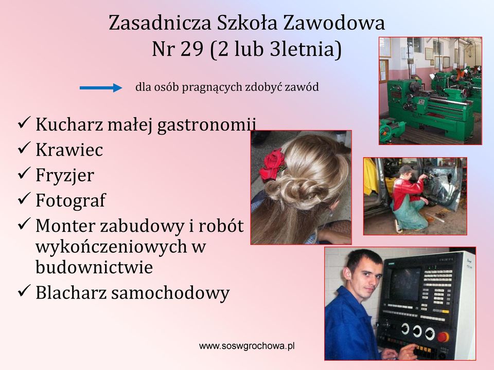 gastronomii Krawiec Fryzjer Fotograf Monter