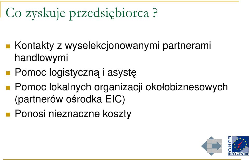 handlowymi Pomoc logistyczną i asystę Pomoc