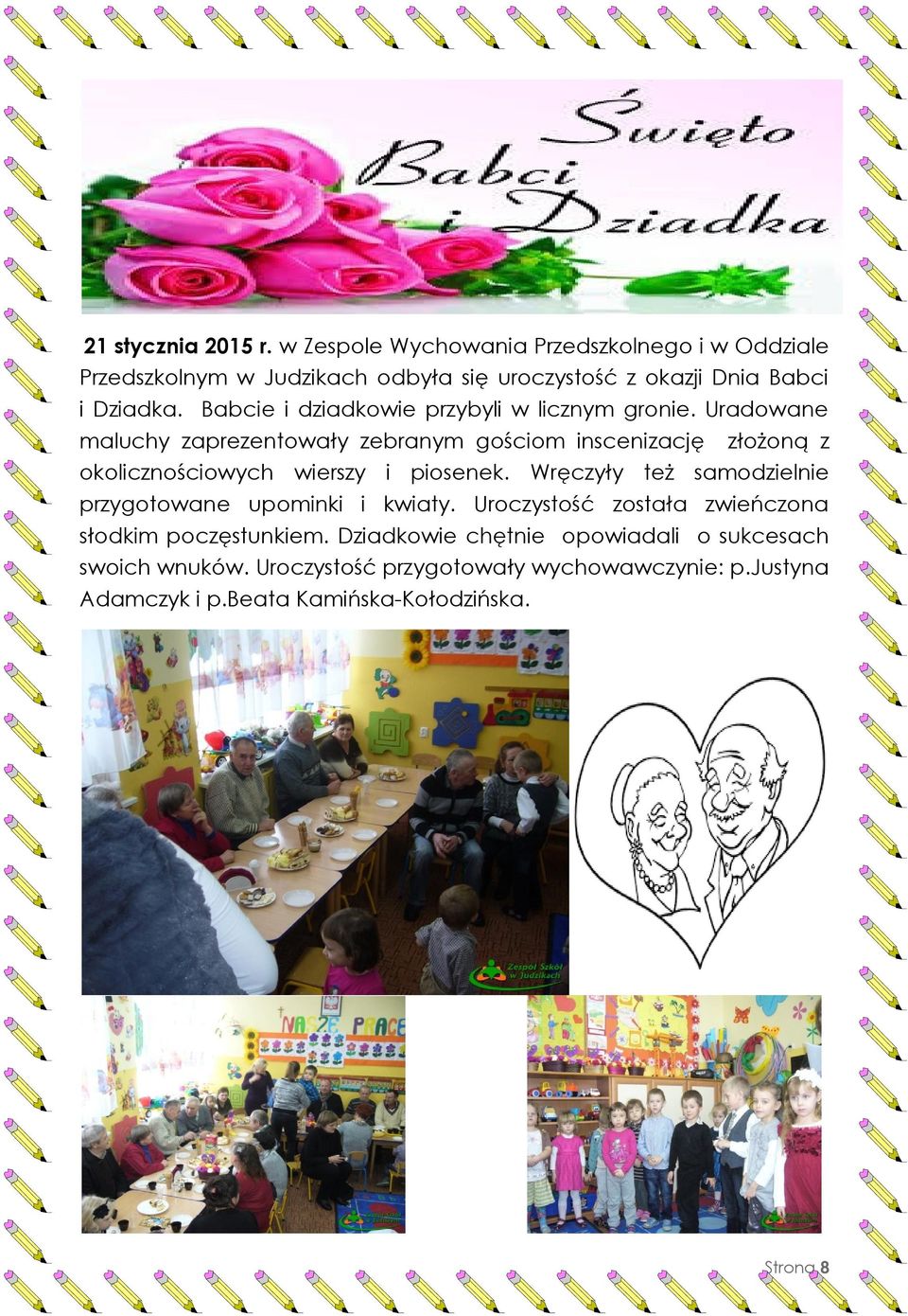 Babcie i dziadkowie przybyli w licznym gronie.