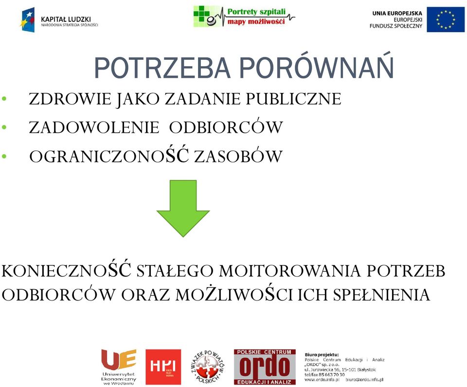 OGRANICZONOŚĆ ZASOBÓW KONIECZNOŚĆSTAŁEGO