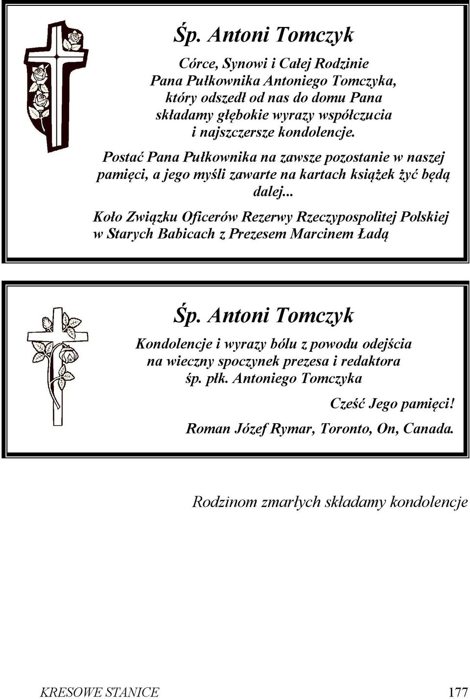 .. Koło Związku Oficerów Rezerwy Rzeczypospolitej Polskiej w Starych Babicach z Prezesem Marcinem Ładą Śp.