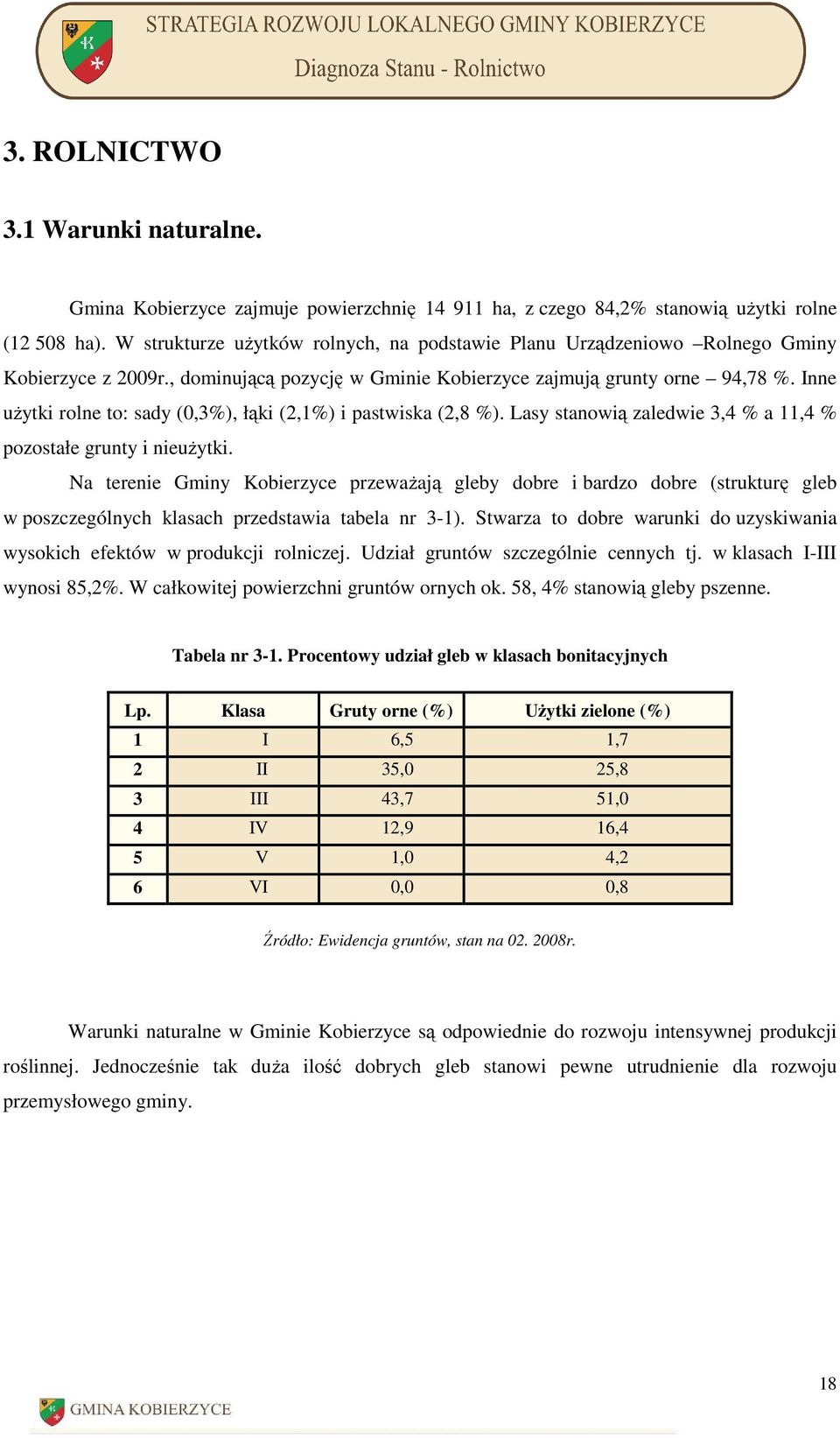 Inne uŝytki rolne to: sady (0,3%), łąki (2,1%) i pastwiska (2,8 %). Lasy stanowią zaledwie 3,4 % a 11,4 % pozostałe grunty i nieuŝytki.