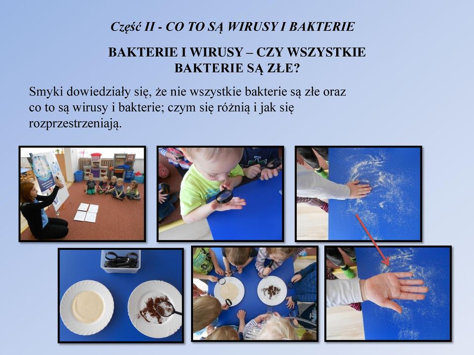 Smyki dowiedziały się, że nie wszystkie bakterie są