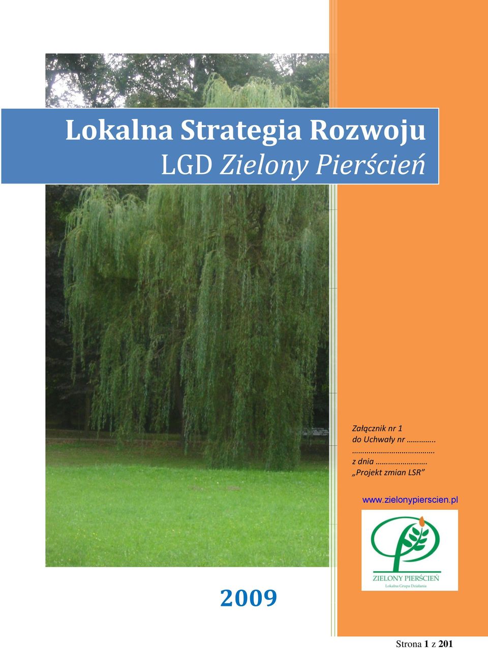 nr... z dnia. Projekt zmian LSR www.