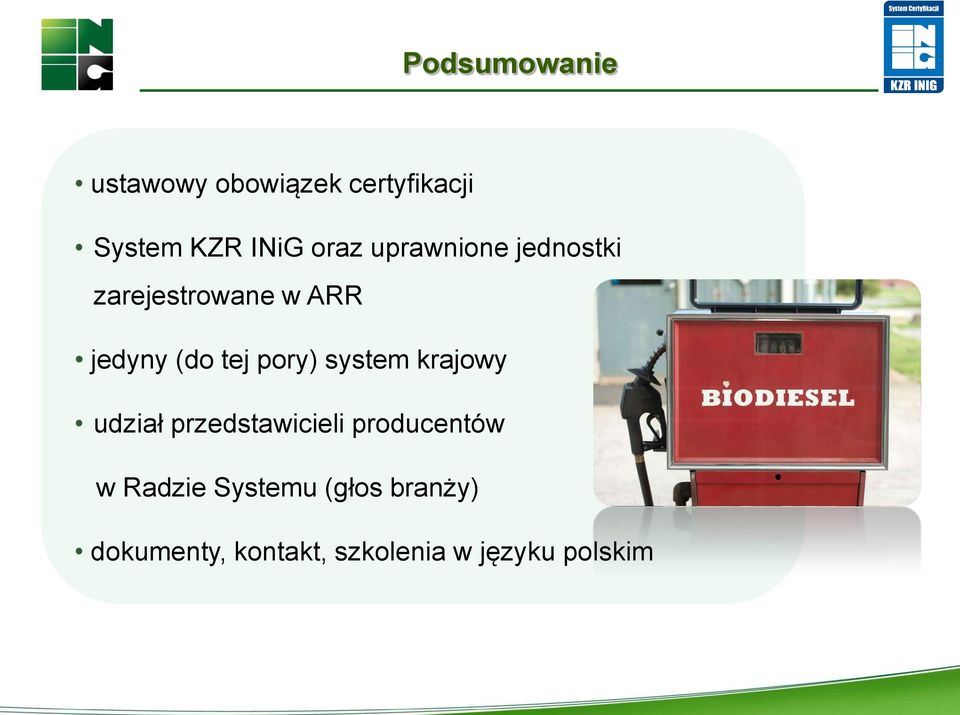 pory) system krajowy udział przedstawicieli producentów w