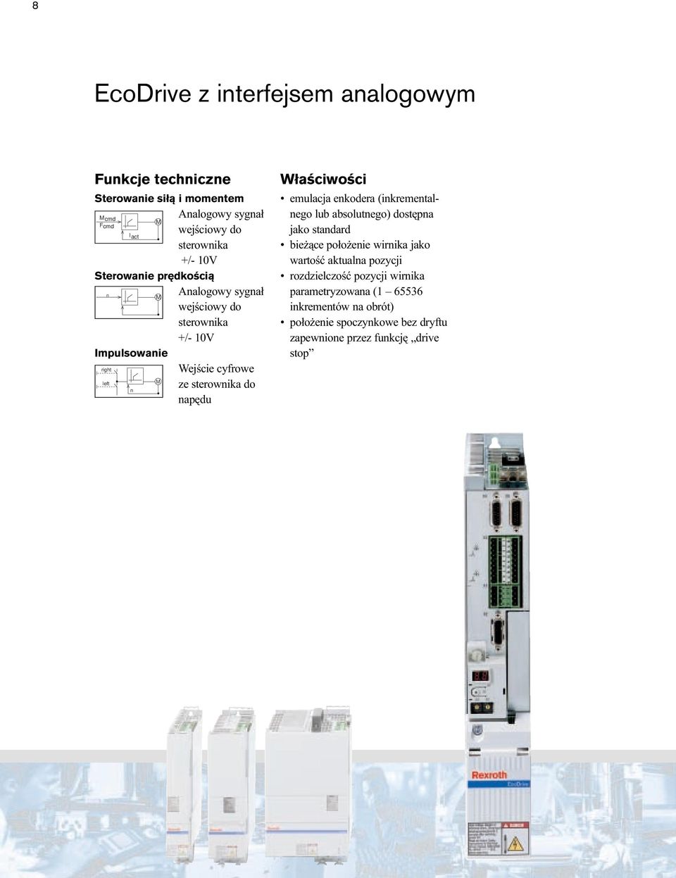 W³aœciwoœci emulacja ekodera (ikremetalego lub absolutego) dostêpa jako stadard bie ¹ce po³o eie wirika jako wartoœæ aktuala pozycji