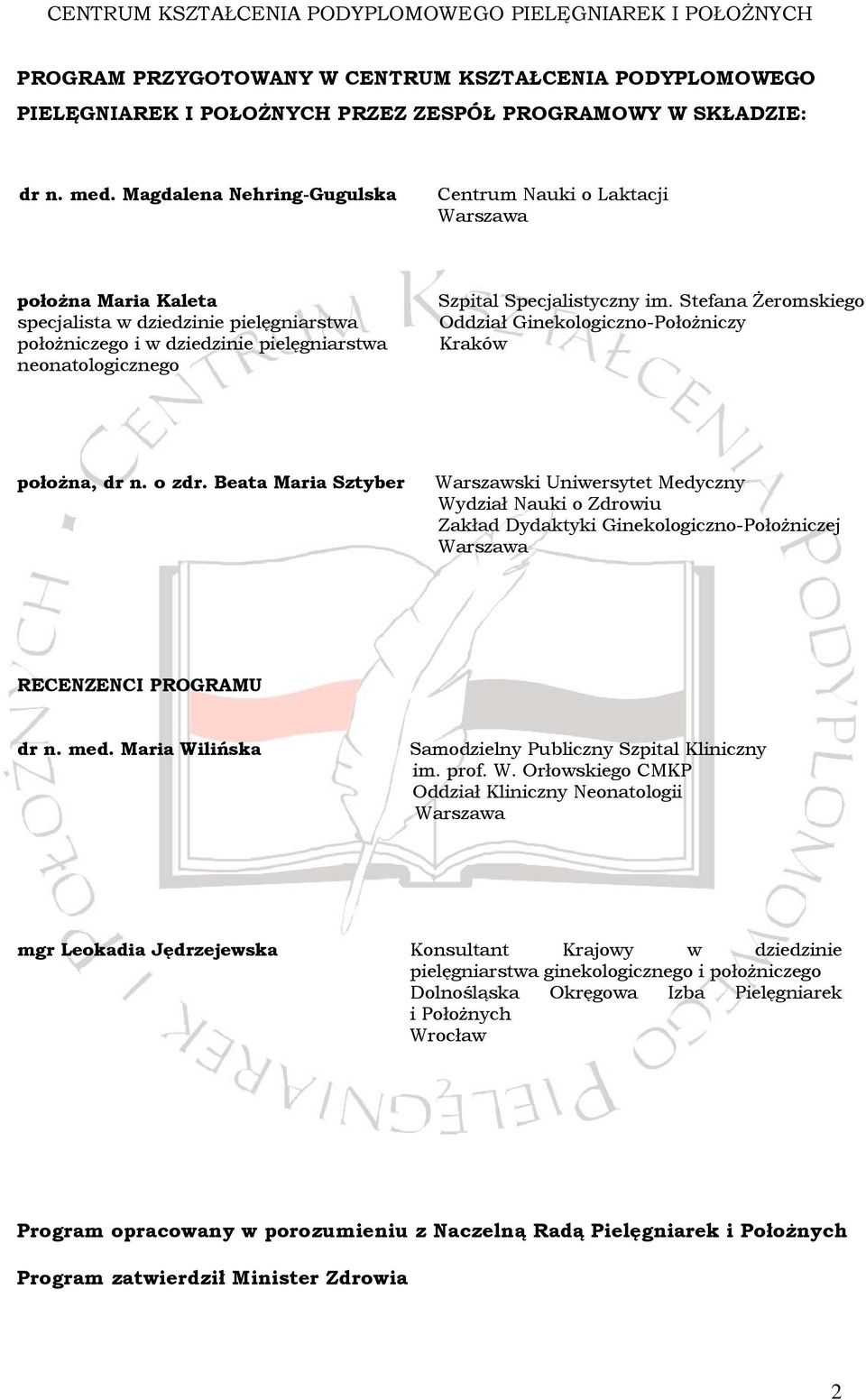 Specjalistyczny im. Stefana Żeromskiego Oddział Ginekologiczno-Położniczy Kraków położna, dr n. o zdr.