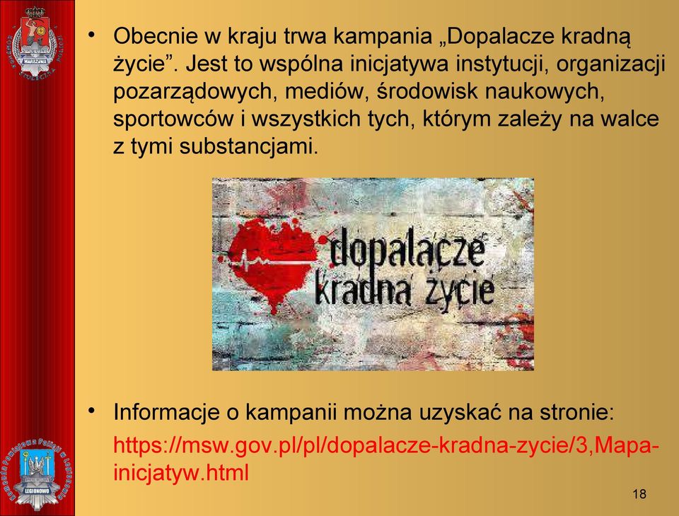 naukowych, sportowców i wszystkich tych, którym zależy na walce z tymi substancjami.