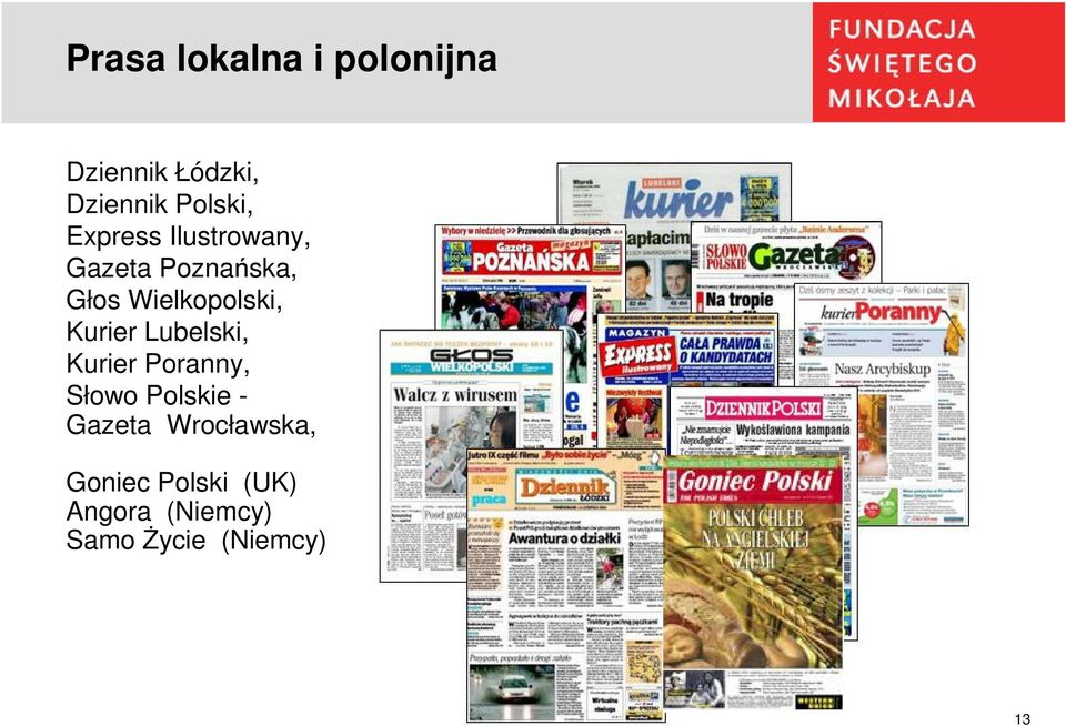 Kurier Lubelski, Kurier Poranny, Słowo Polskie - Gazeta