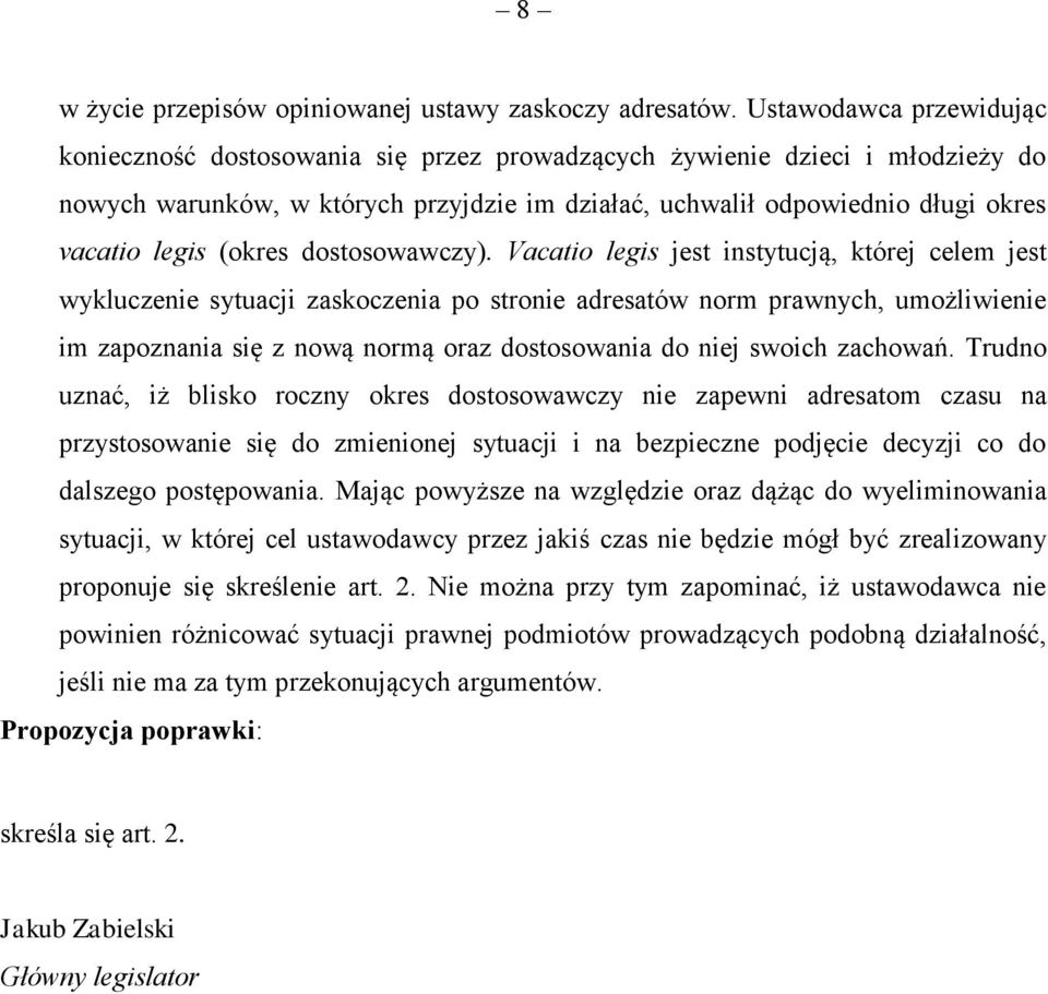 (okres dostosowawczy).
