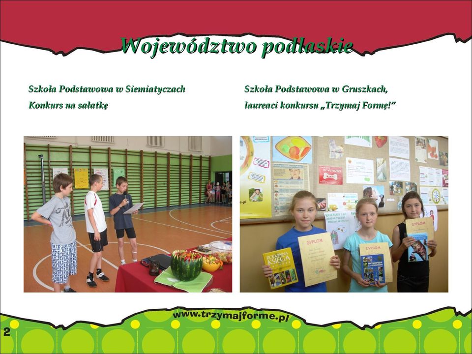 Podstawowa w Gruszkach, Konkurs na