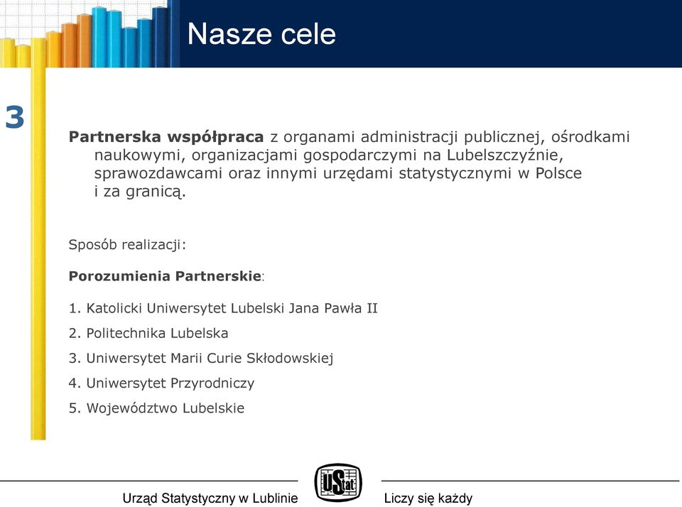 Polsce i za granicą. Sposób realizacji: Porozumienia Partnerskie: 1.