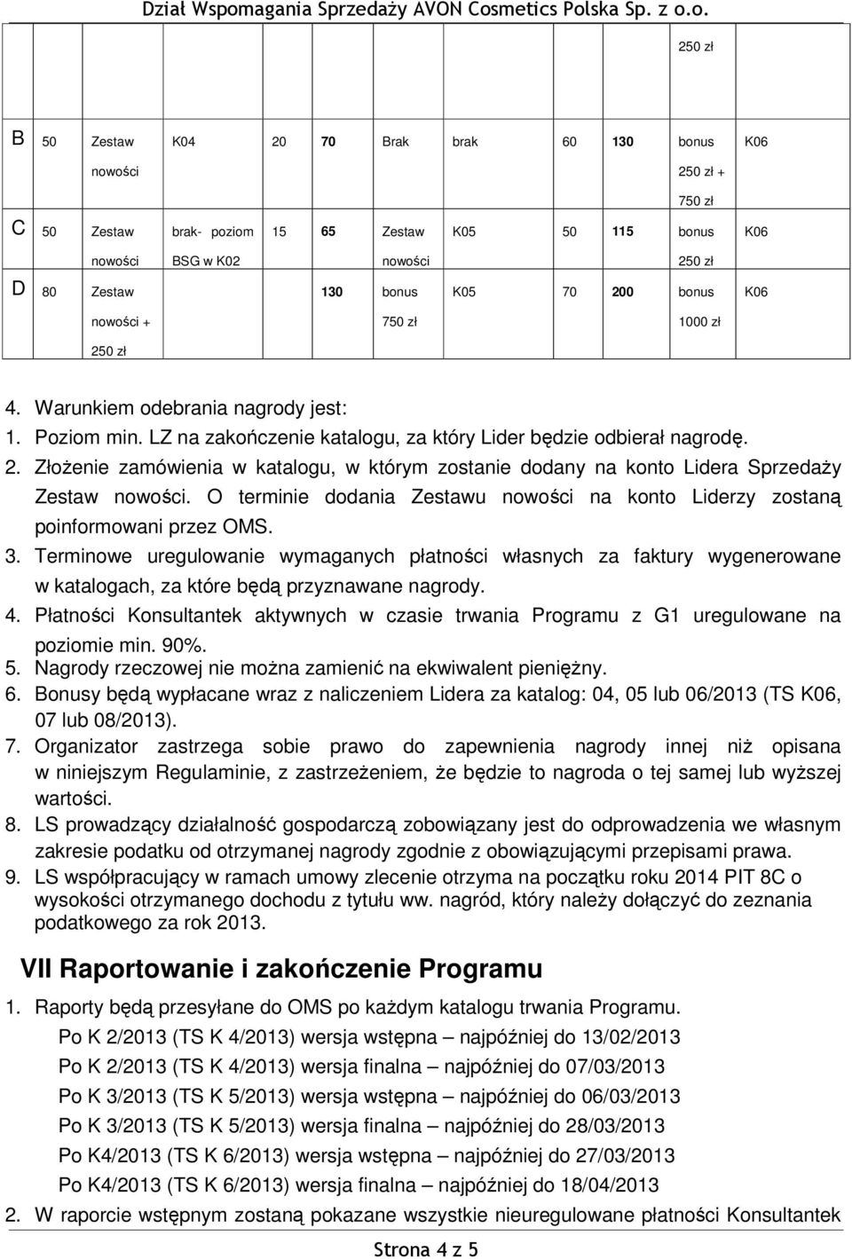 O terminie dodania u na konto Liderzy zostaną poinformoani przez OMS. 3. Terminoe ureguloanie ymaganych płatności łasnych za faktury ygeneroane katalogach, za które będą przyznaane. 4.