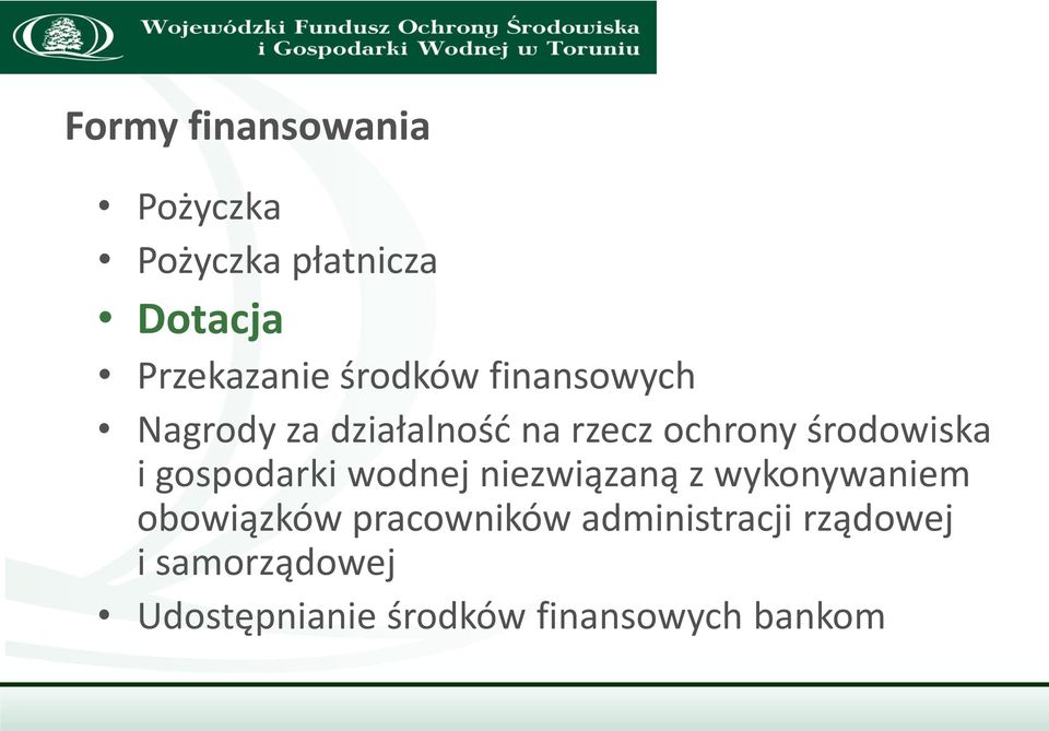 i gospodarki wodnej niezwiązaną z wykonywaniem obowiązków pracowników