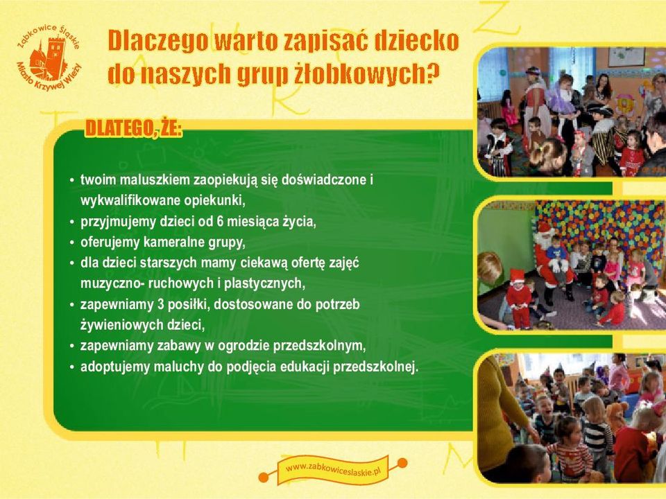 msiąca życia, ź oferujemy kameralne grupy, ź dla dzci starszych mamy ckawą ofertę zajęć muzyczno- ruchowych i