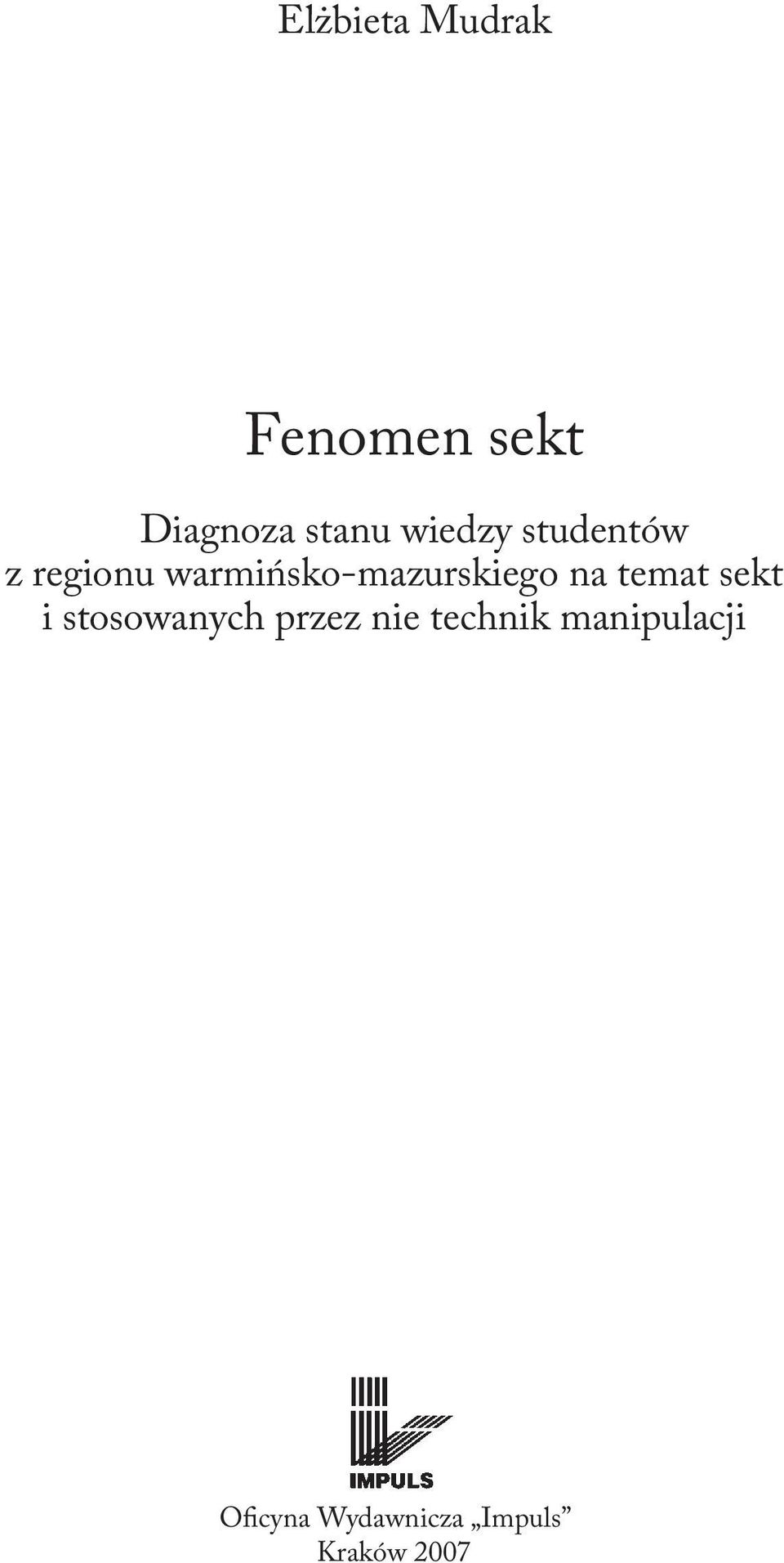 warmińsko-mazurskiego na temat sekt i