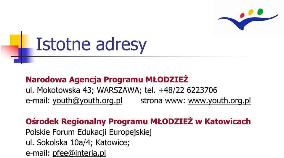pl strona www: www.youth.org.
