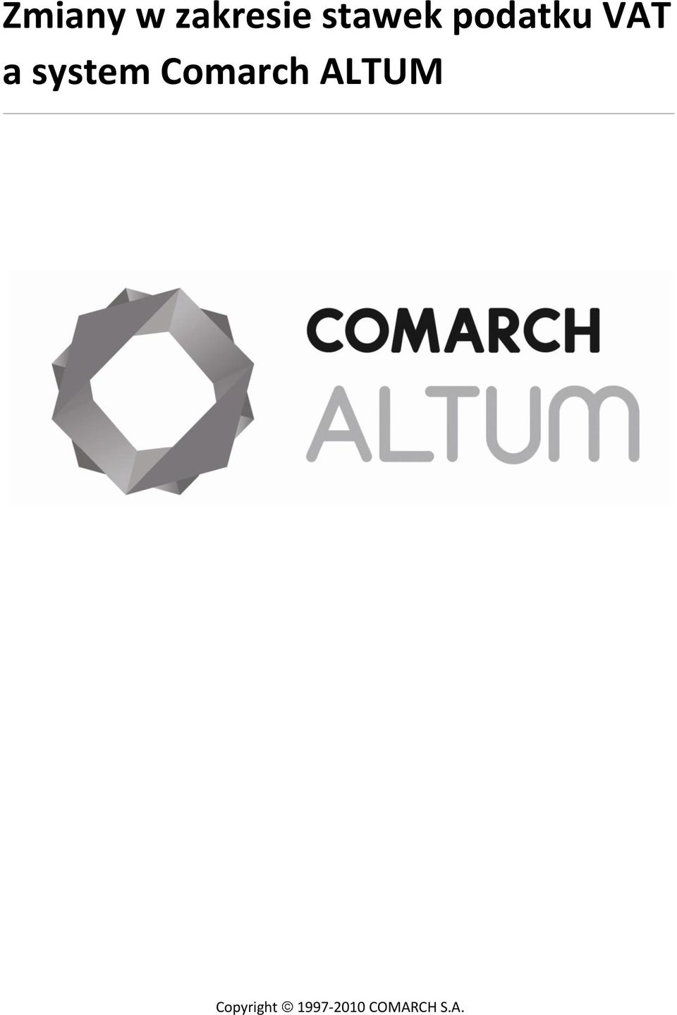 system Comarch ALTUM