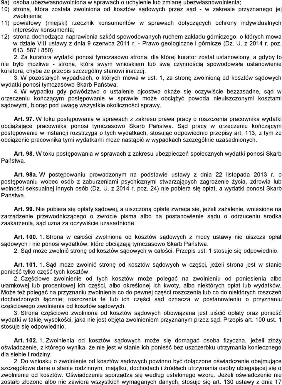 mowa w dziale VIII ustawy z dnia 9 czerwca 20